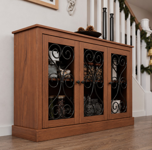 Wooden sideboard buffet - 46.5'',